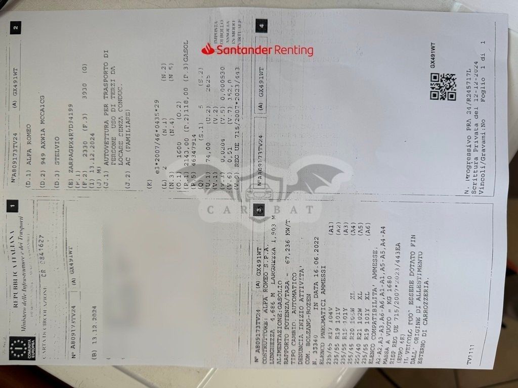 Alfa Romeo Stelvio 2.2 Sprint 2024