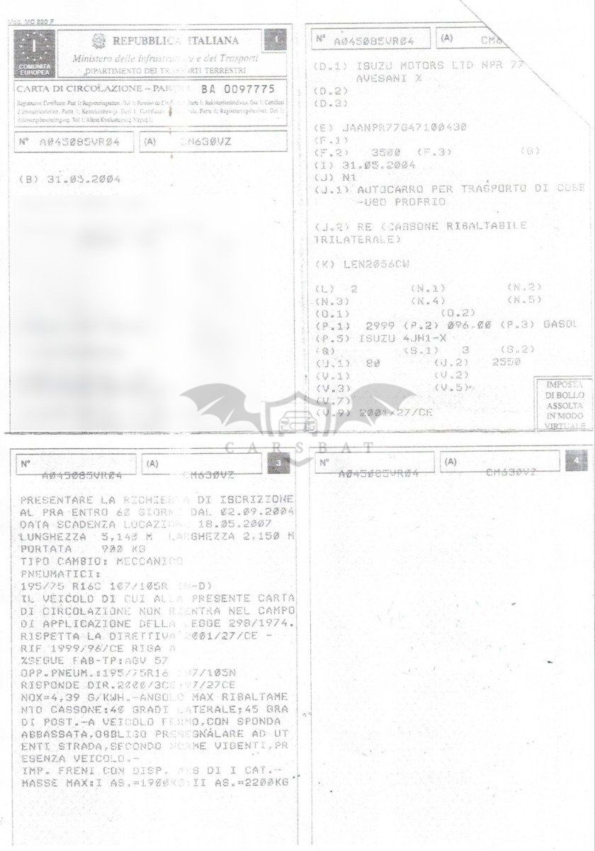 Isuzu NPR 3.0 2004