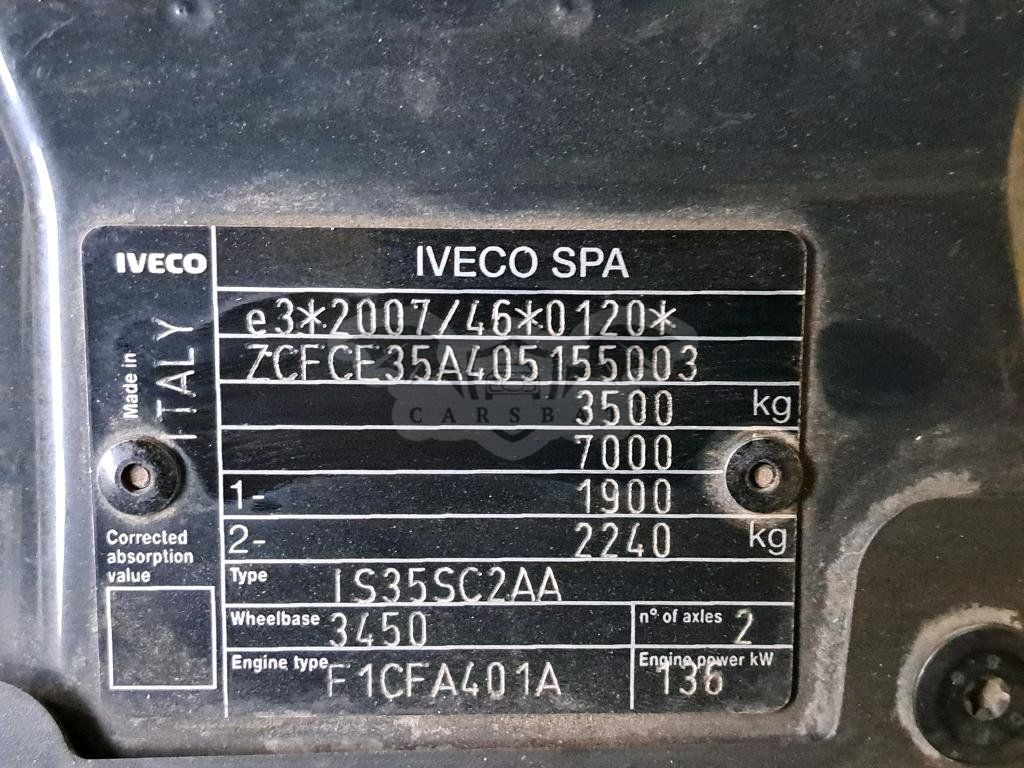 Iveco Daily dropside 2017