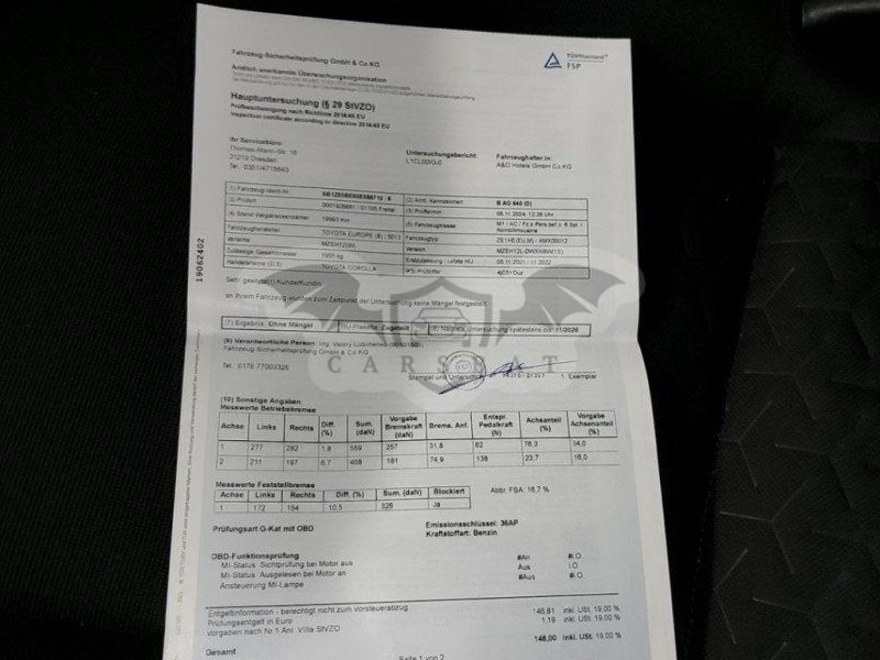 Toyota Corolla Touring Sports Business 2021