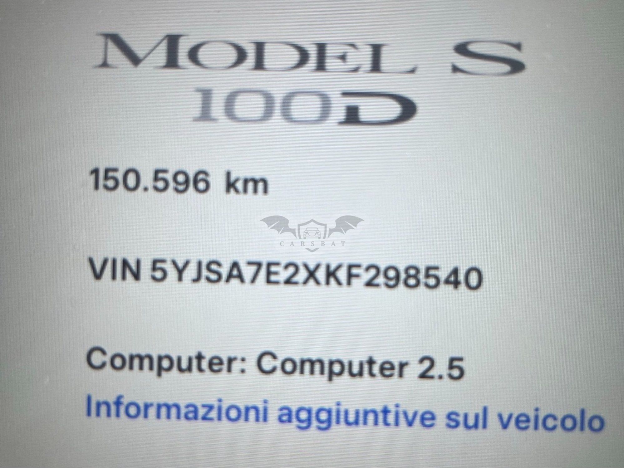 Tesla Model S 100D 100 kWh 2019