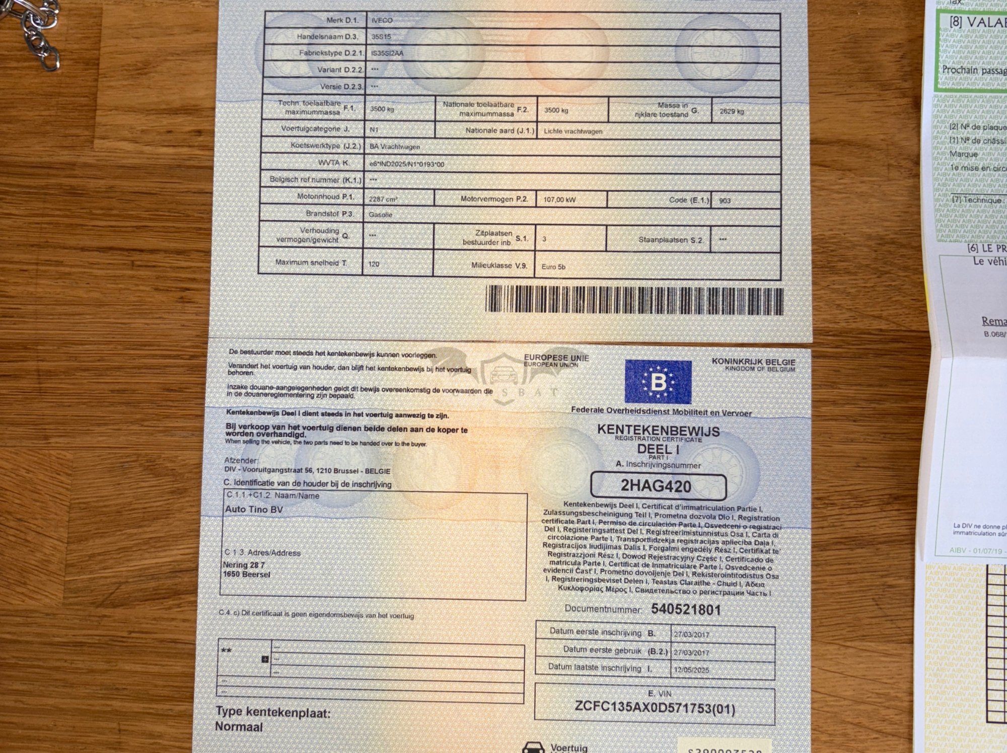 Iveco Daily chassis cab 2.3 2017